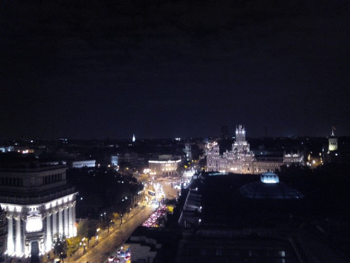 Imagen de Madrid desde la terraza del Círculo de Bellas Artes