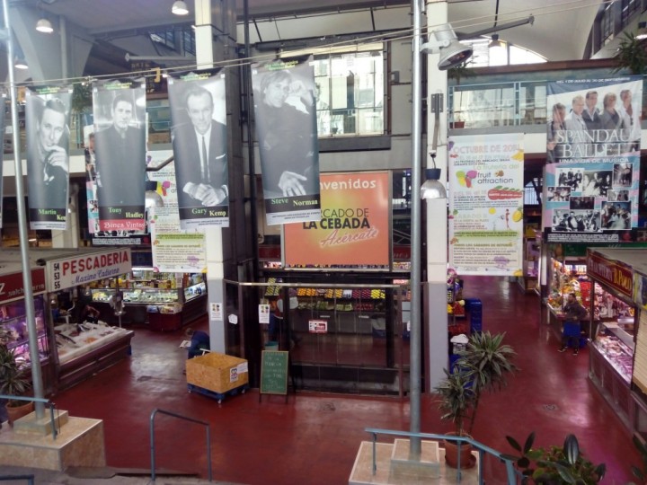 Interior del mercado de la Cebada